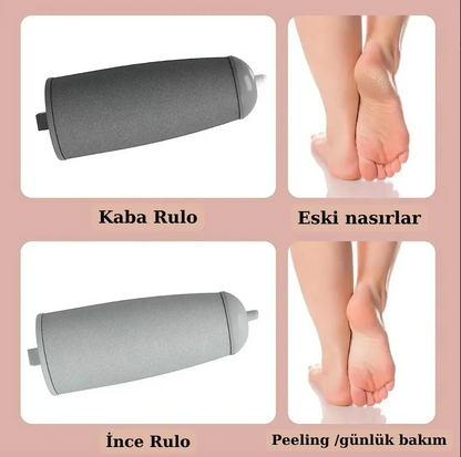 PediLüks Pro – Elektrikli Topuk Törpüsü | Evde Spa Kalitesinde Pedikür