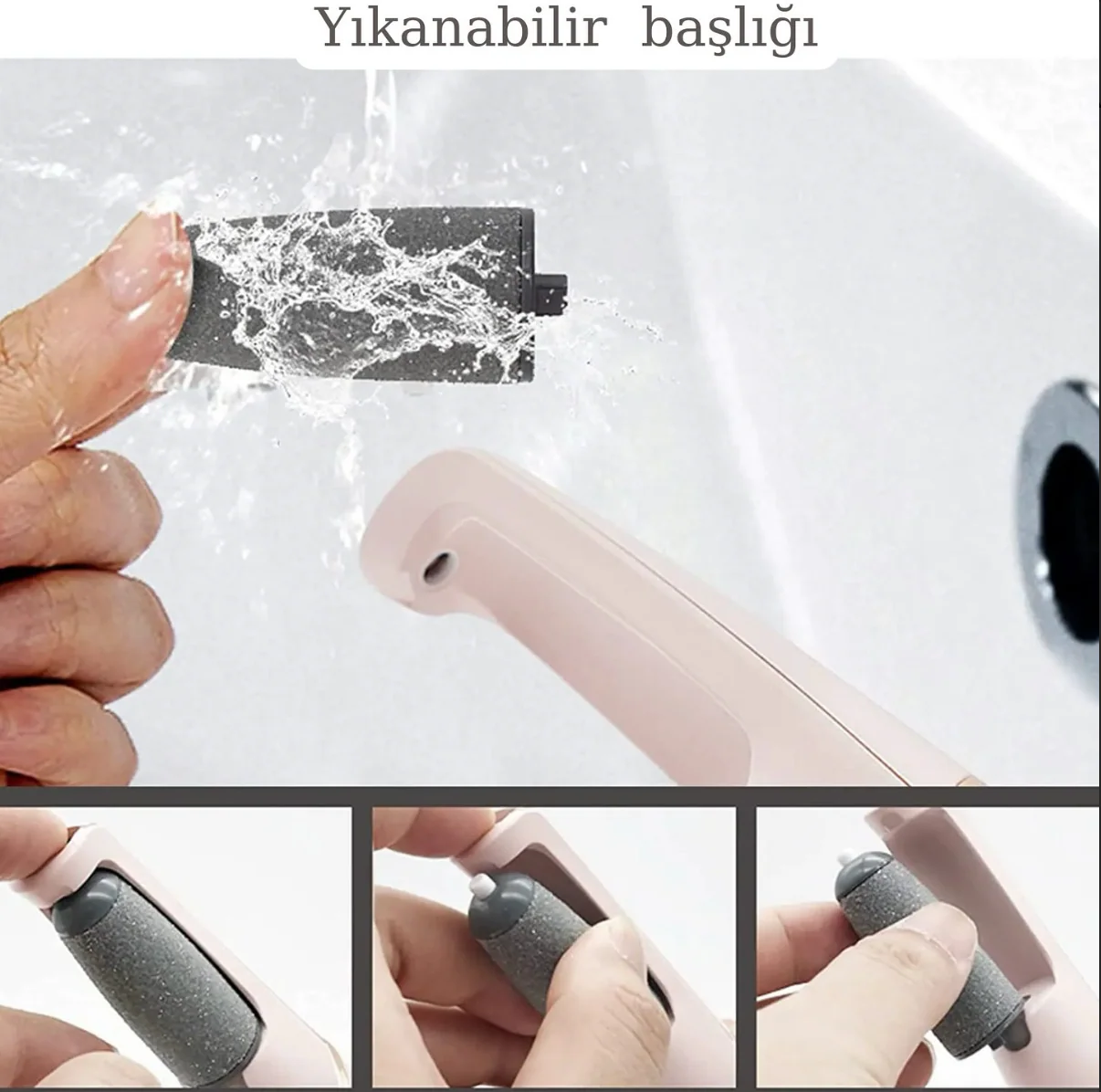 PediLüks Pro – Elektrikli Topuk Törpüsü | Evde Spa Kalitesinde Pedikür