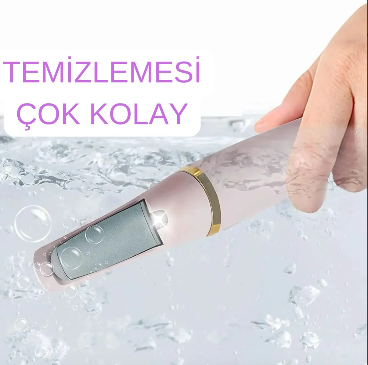 PediLüks Pro – Elektrikli Topuk Törpüsü | Evde Spa Kalitesinde Pedikür